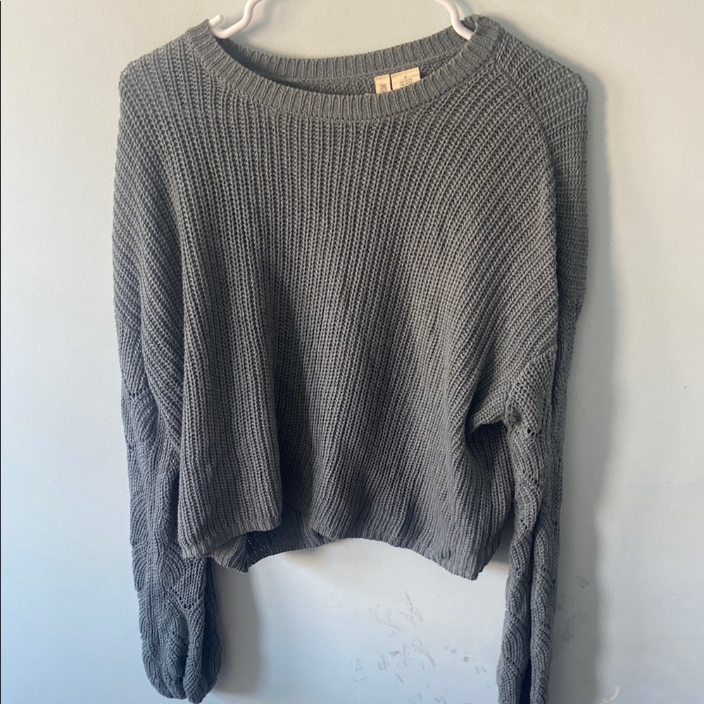 Green/Gray Women's Sweater